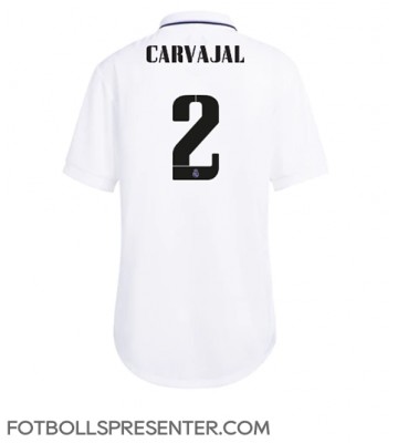 Real Madrid Daniel Carvajal #2 Hemma Matchtröja Dam 2022-23 Kortärmad